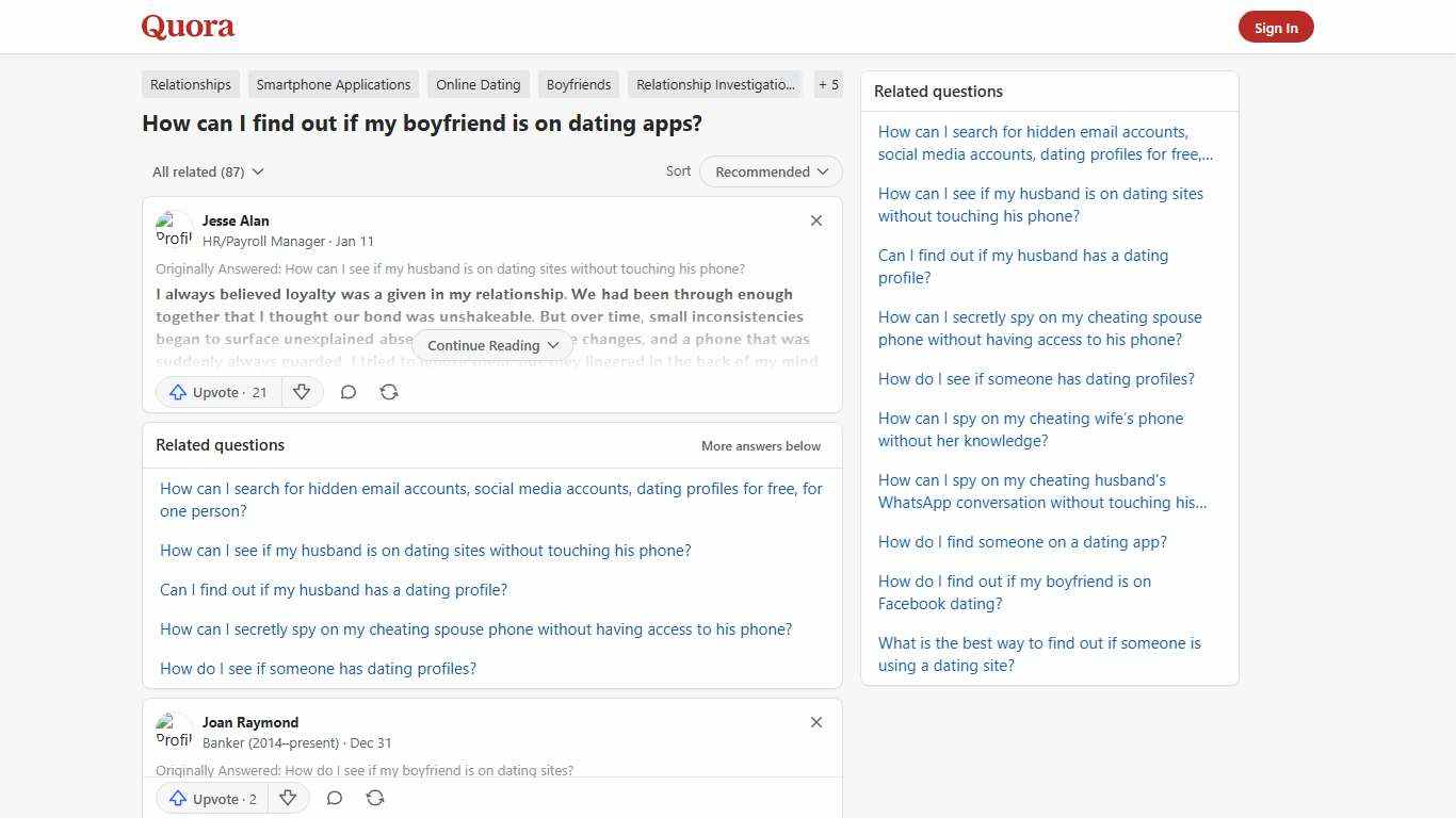 How to find out if my boyfriend is on dating apps - Quora